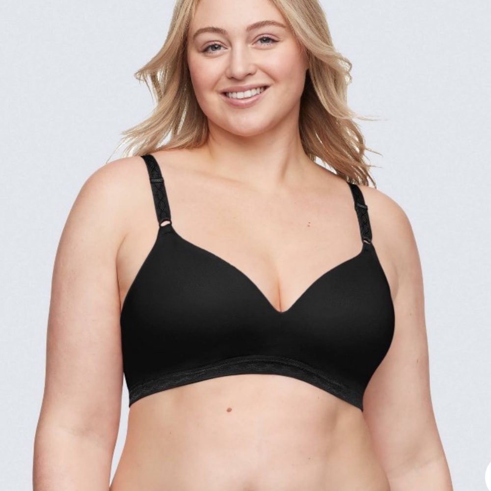 Warner's Simply Perfect Black Women's Bra - Picture 3 of 5